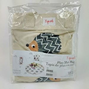 3 Sprouts Hedgehog Play Mat Bag